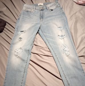 Levis denizen jeans with holes 29 inch inseam